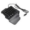 One Handed Gaming Keyboard 35 Keys Portable Gaming Keypad Backlight Gaming Keypad Ergonomic Gaming Controller for