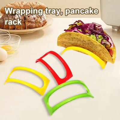 3/6/12 Stück Taco Halter Lebensmittelqualität BPA-frei Spülmaschinenfest Einzelportion Hähnchenrolle Weiche Hartschale Taco Ständer Kunststoffgestell
