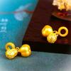 New Year Golden Sand Women's Good Fortune Necklace: Alloy Pendant for Wealth & Blessings