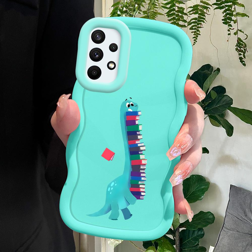 Malowany wzór Duża fala Krawędź Miękki silikonowy materiał Macaron Etui na telefon Odporne na wstrząsy Ochronna gumowa obudowa do Samsung Xiaomi Poco Redmi