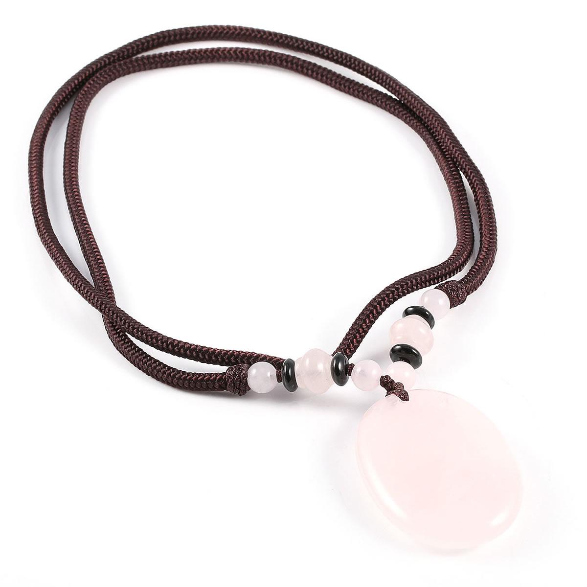 

Новое стильное ожерелье 70 см с овальным агатовым кулоном-подвеской для элегантных женщин, ювелирные изделия для свадебной одежды 45 x 30 mm