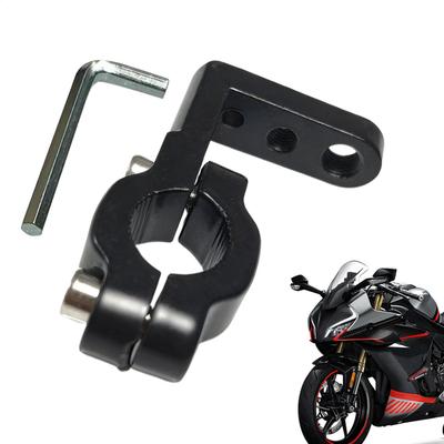 Universal Motorcycle Headlight Bracket Adjustable Handlebar Clamp Front Fork Lamp Mount Pole Brackets For Night Riding