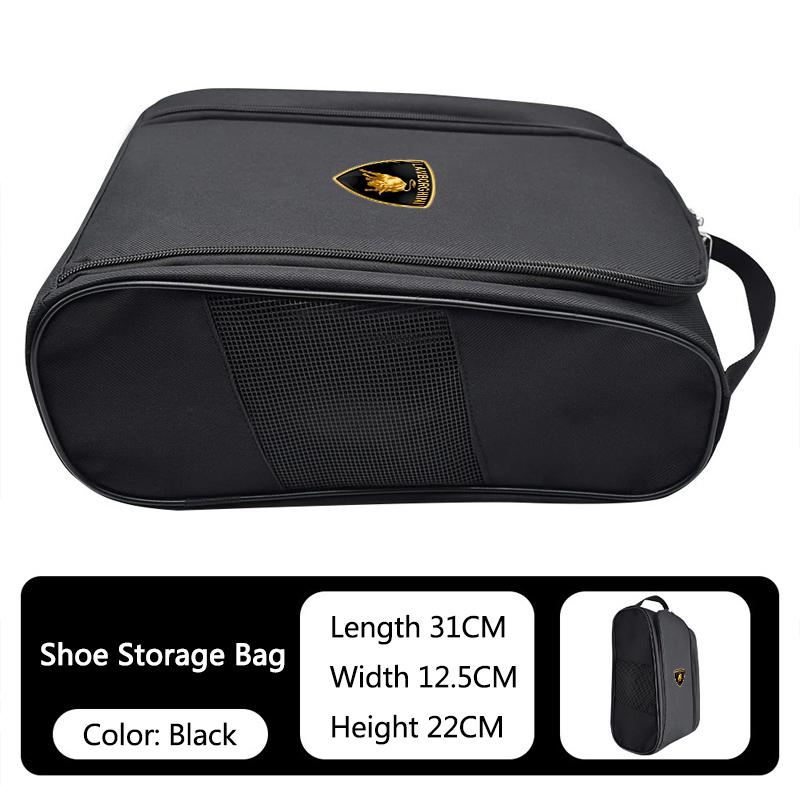 

1pcs Car Emblem Sneaker Storage Bag Emblem Style Accessories For Lamborghini LP570 LP610 Urus LP700 LP770 Gallardo Aventador