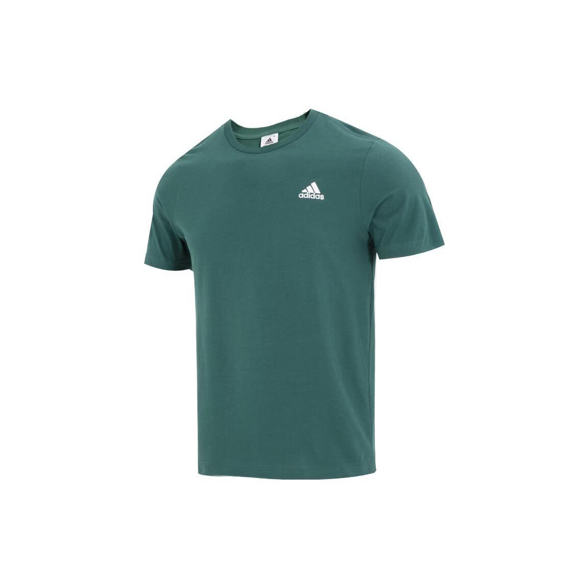 

New Adidas Set in Sleeve T Shirt Men s Green IJ6111 XL