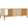 Vidaxl Coffee Table, Sonoma Oak, 102X50X40Cm, Wood-Based Material