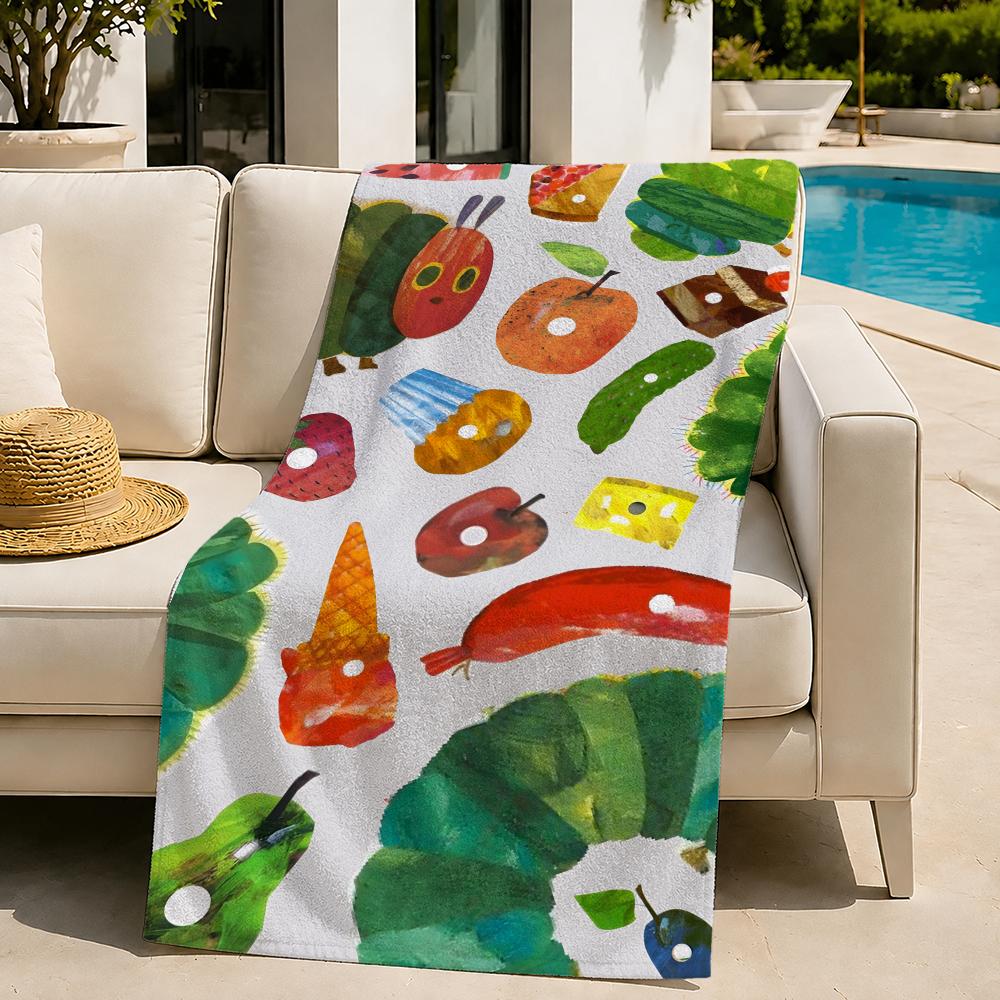 The Very Hungry Caterpillar Towel Towel beach towel, quick drying absorbent bath towel for Swim,Gym,Camping,Outdoor hot