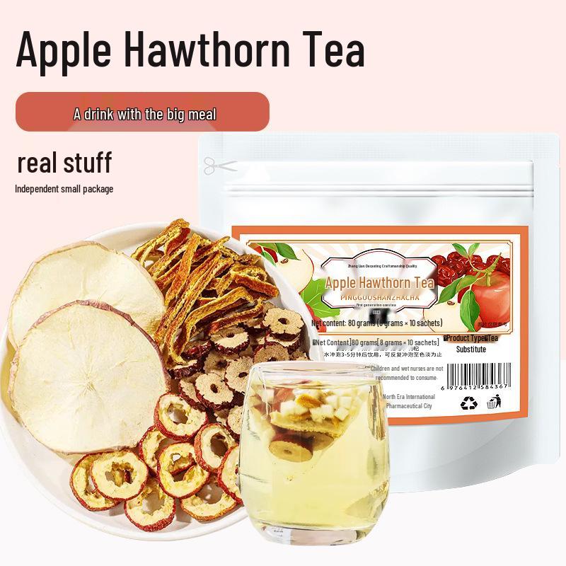 Red Date & Hawthorn Fruit Tea with Tangerine Peel - Sugar-Free Triangle Bags