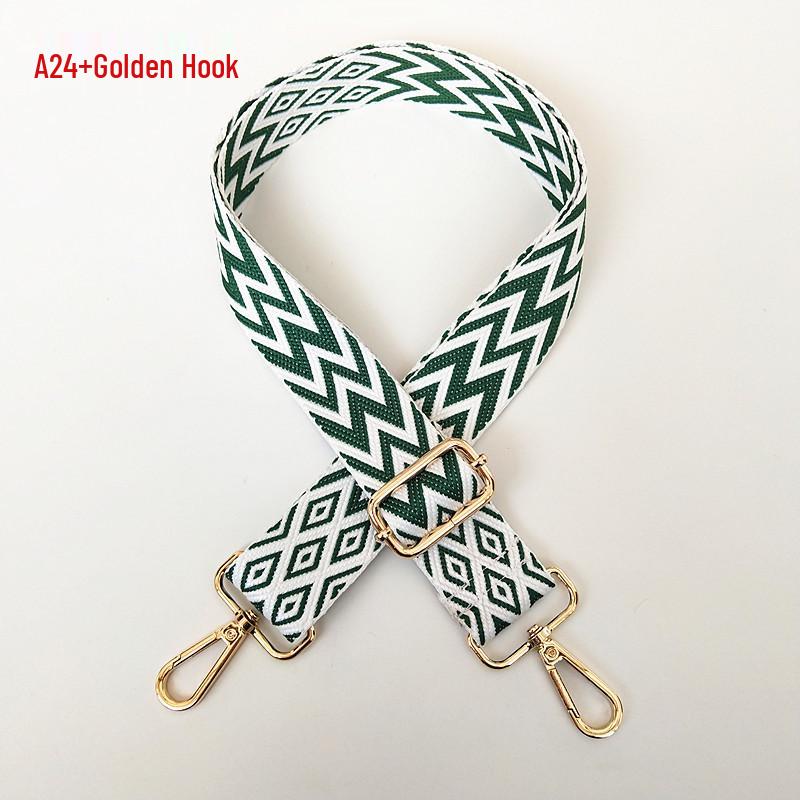 Bunter Damen-Taschen-Ersatzriemen - Bestickt, Breit, Dekompressionsfähig, Einzelne Schulter, Umhängetasche, Rucksack, Lanyard-Stil.