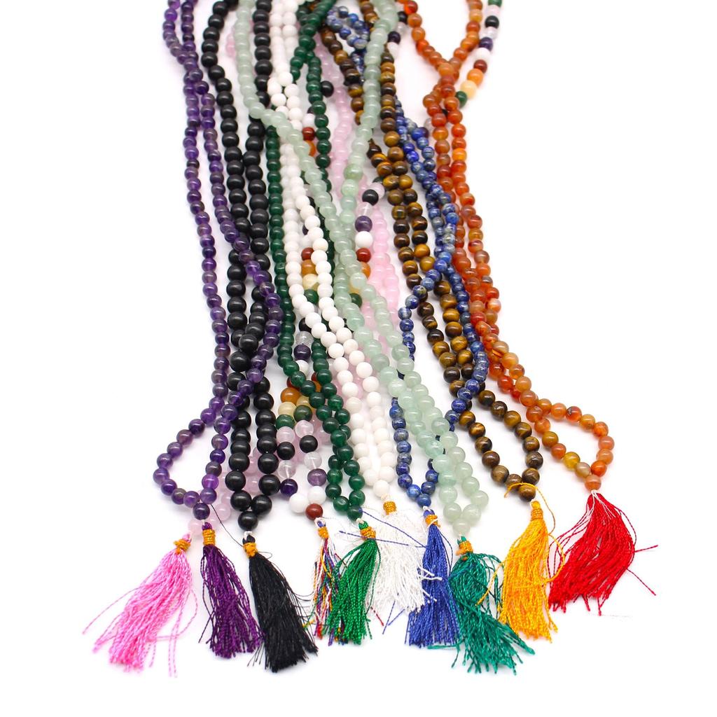 Amethyst Japa Mala – 108 Perlen