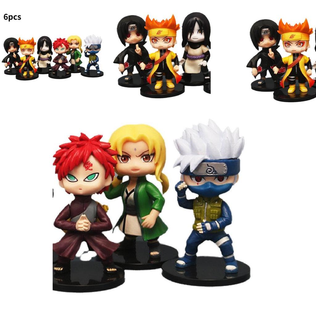 Exquisite Naruto Anime Pvc Figures Complete Set With Iconic Characters For Collecting Or Cake