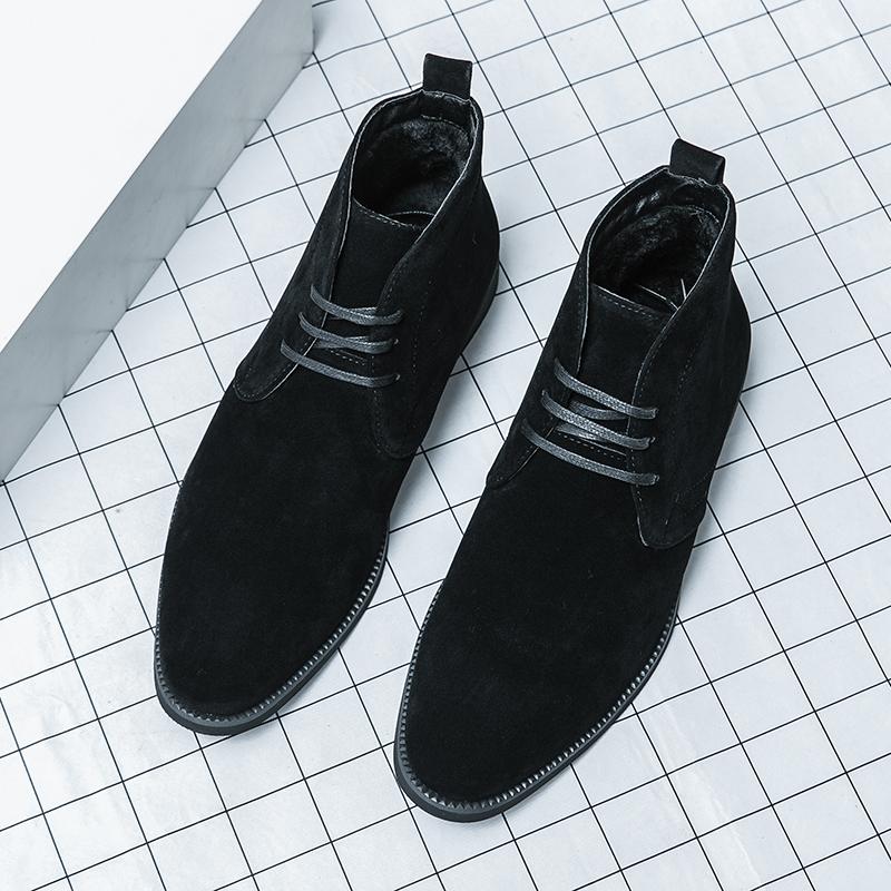 Fashion Leather Boots For Man Genuine Leather Big Size Boots High Quality Designer Formal Boots Casual Boots Fashion Business