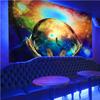 UV Fluorescent Tapestry Print Wall Hanging Art Home Decor