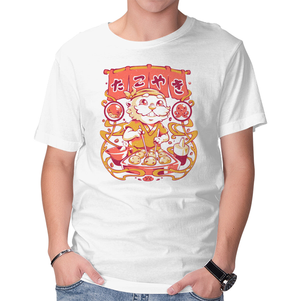 Unisex Crew Neck T-Shirt Otterly Delicious Graphic Short Sleeve Casual Tee L