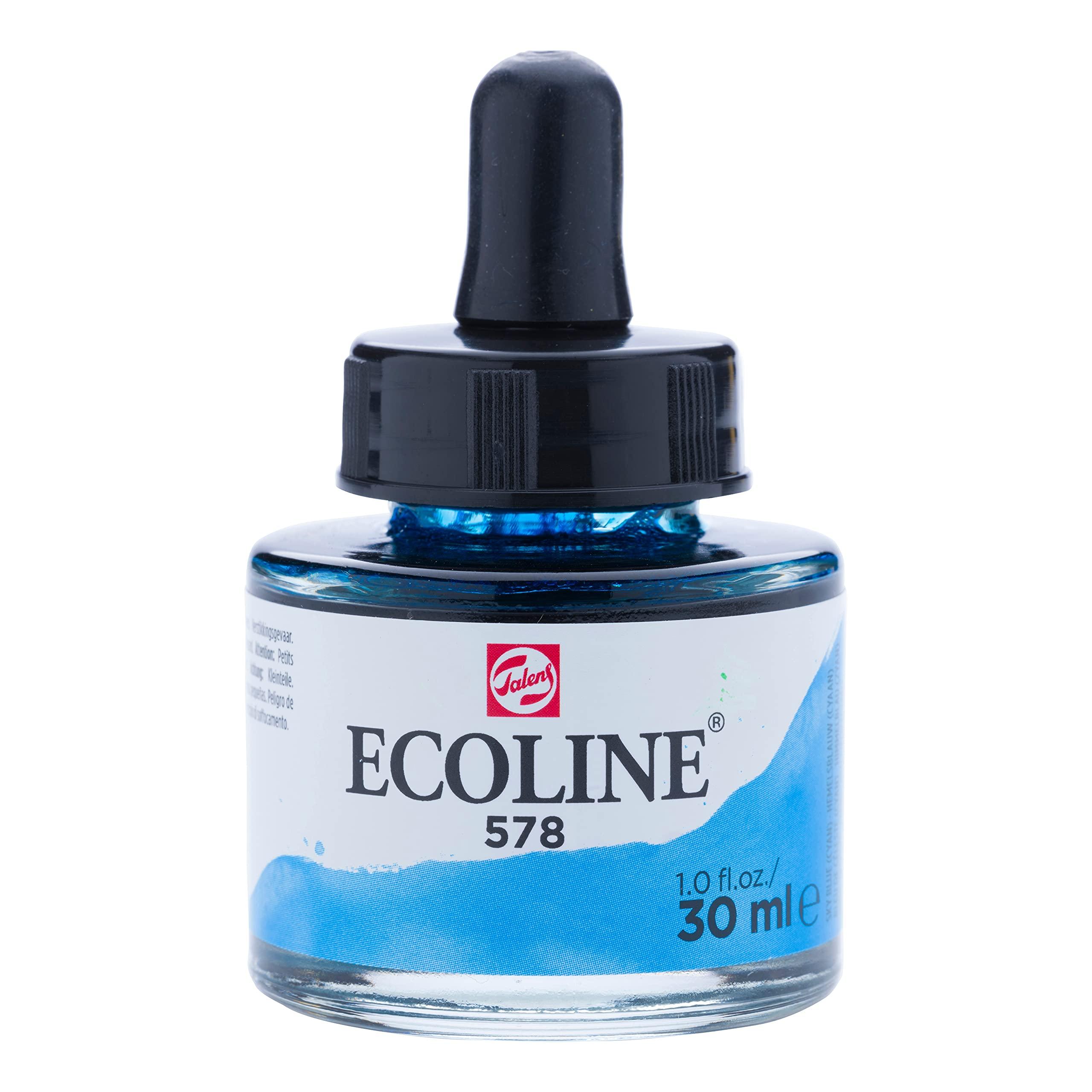 

Royal Talens Ecoline Color Ink, 30ml, Set of 3, Sky Blue Cyan, T1125-5781