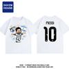 Messi 10Argentina JerseyBreathable Short Sleeve TShirt Sports Matches Training and Fan Daily Outfits Cotton Hot Selling Retro