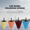 SEAMETAL 3PCS Car Tyres Foam Polishing Sponge Buffing Pad Car Polisher Tires Wheel Hub Polishing Tool
