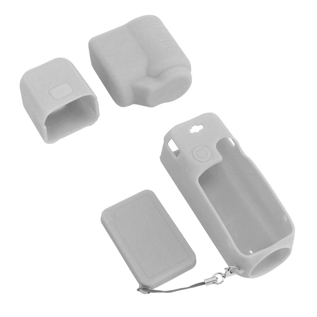 4 in 1 Protective Case Cover for 3 Silicone Screen Lens Protector Sleeve Action Camera Accessories Set with Lanyard