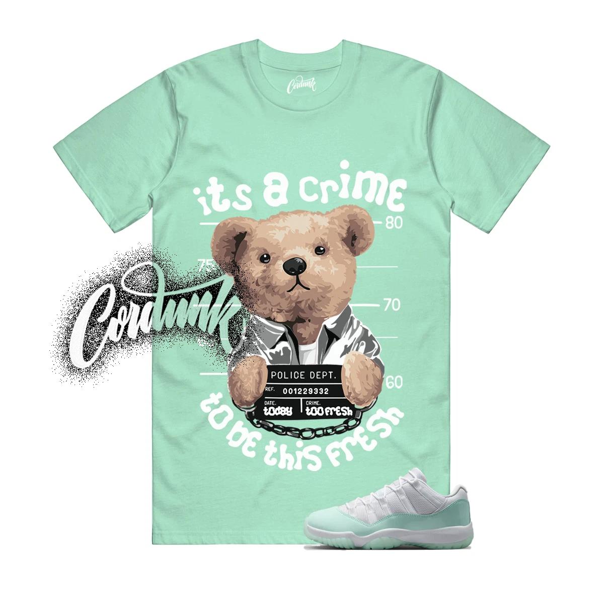 11 Igloo White Mint Green T Shirt Match CRIME 4XL