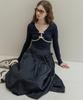 LAUTREDE MIN Two Ribbon Navy T Shirts