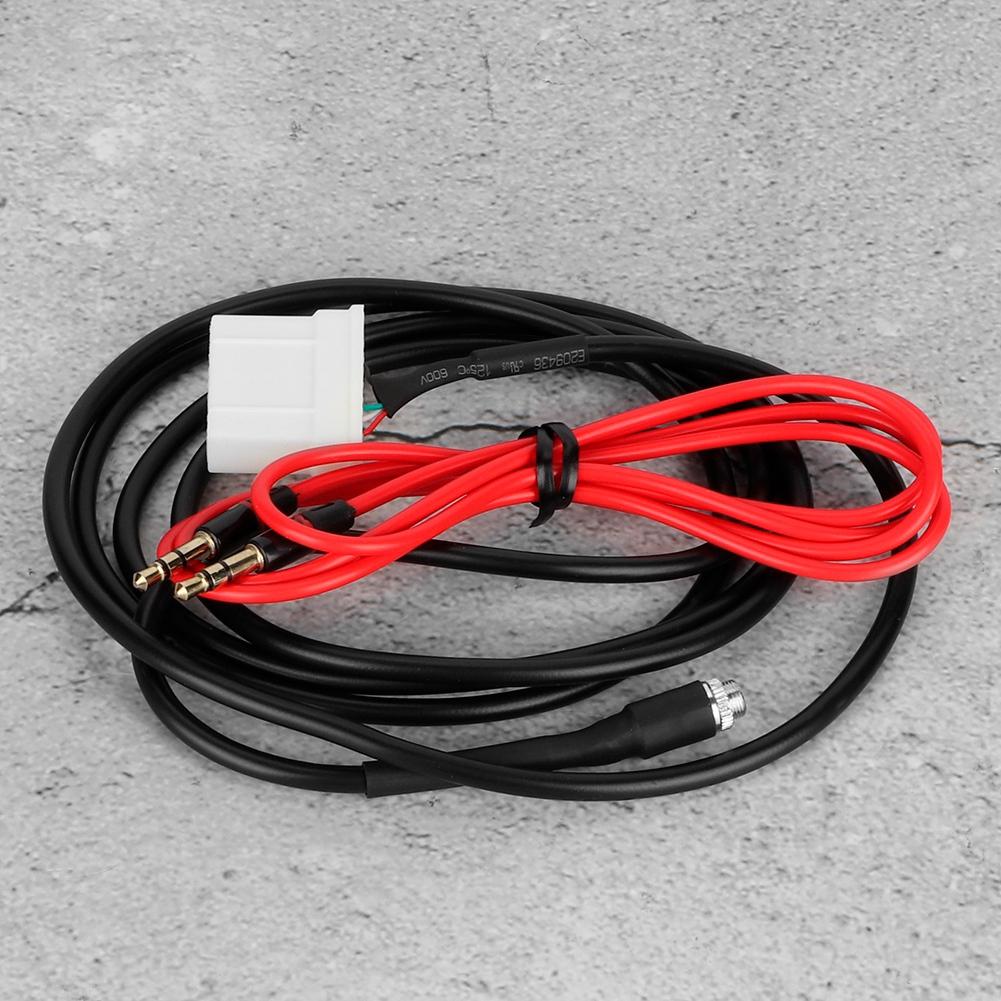 Car Radio AUX Adapter Cable 3.5mm Female Fits for Mazda 3 6 2006  2013