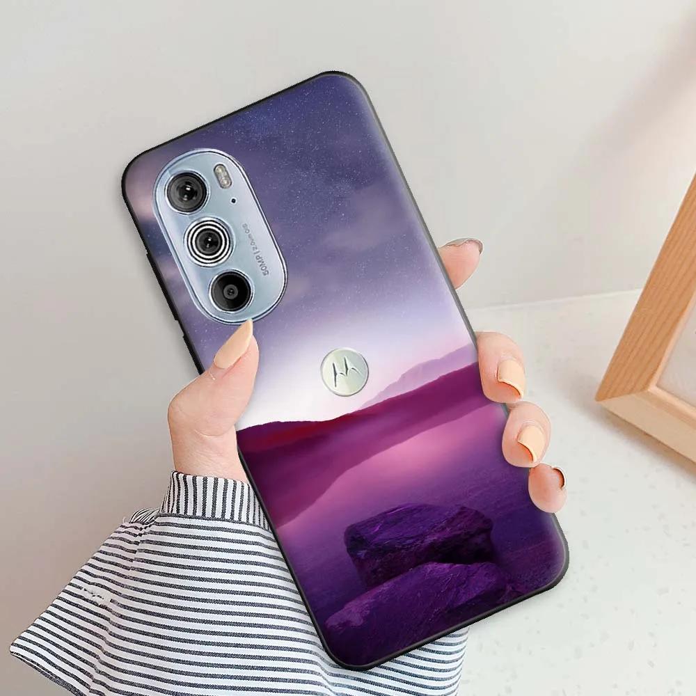 For Moto Edge 30 Pro Case Cover Edge30 Matte Silicone Case for Motorola Moto Edge 30 30Pro Fashion TPU Protective Back Cover