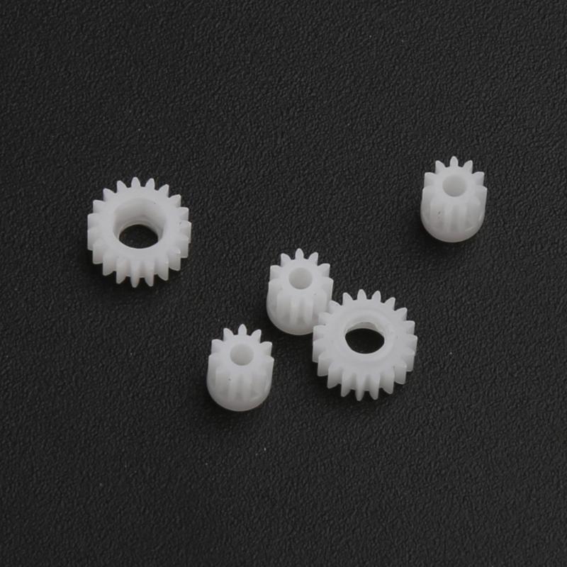 20 Pcs Motor Gears for Model Car Replacement Motor Gear for SCX24 90081 Car Toy Kit RC Crawler Car Replacement