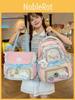 Cute Large Capacity Backpack For School Girls With Nylon Material
