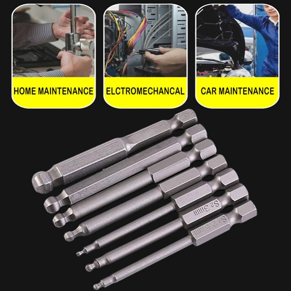 Magnetisch Schraubendreher-Bits Satz Kopf Lang Sechskant Legierter Stahl Magnetisch Schraubendreher-Bits Satz Kopf Lang Sechskant Legierter Stahl