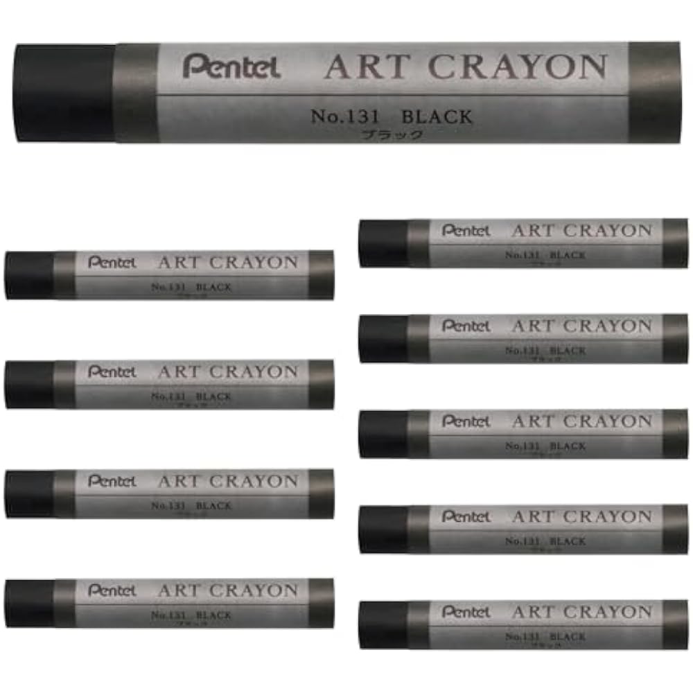 Pentel Crayon Art Crayon Black PTACT131