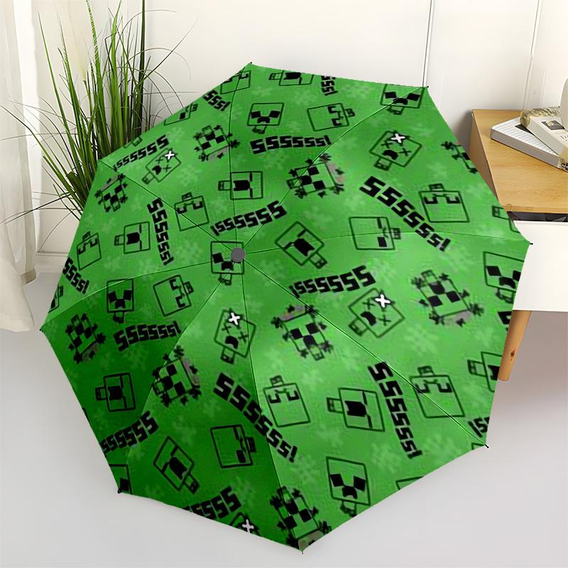 1pc USB Drive Pattern Design Umbrella with Plastic Handle, Suitable for All Seasons Outdoor PT393