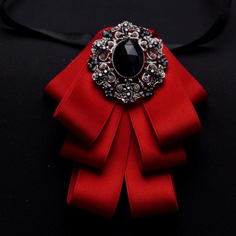 Mens Highend Korean Style Suit Shirt Bow Tie Wedding Groom Corsage For Formal Events