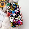 For Infinix Note 12 Pro 4G Case X676B Silicone Cute Cat Fashion Flowers Painted Cover For Inifnix Note 12 Pro Phone Case Bumper