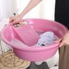 Extra Large Thickened Plastic Wash Basin with Washboard - Ideal for Dorms, Baby Care, and Home Use