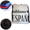 Sprich mit mir in spanischen Buchstaben Druck Herren Kurzarm T-Shirt Lässig Baumwolle Hipster Lustig Spanien T-Shirt für Mädchen Männlich Top