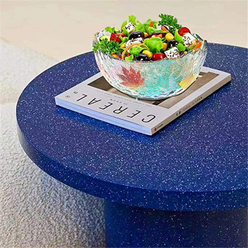 Silikonová forma s nepravidelným okrajem ve tvaru mísy na ovoce Silná odolnost proti roztržení, odkládací podnos s kulatým dnem