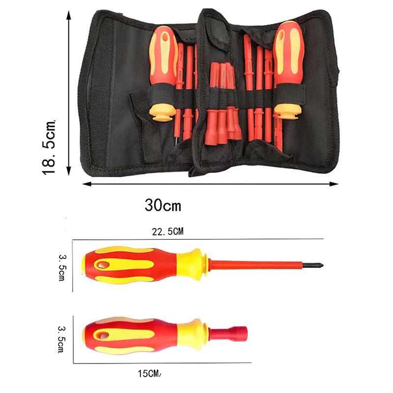 15-in-1 Isolierter Elektriker-Schraubendreher-Satz – Sichere Handwerkzeuge