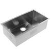 Undermount Sink L780 W430 H230mm 304 Stainless Steel 90mm Outlet Kitchen Sink for RV Yacht Boat Camp
