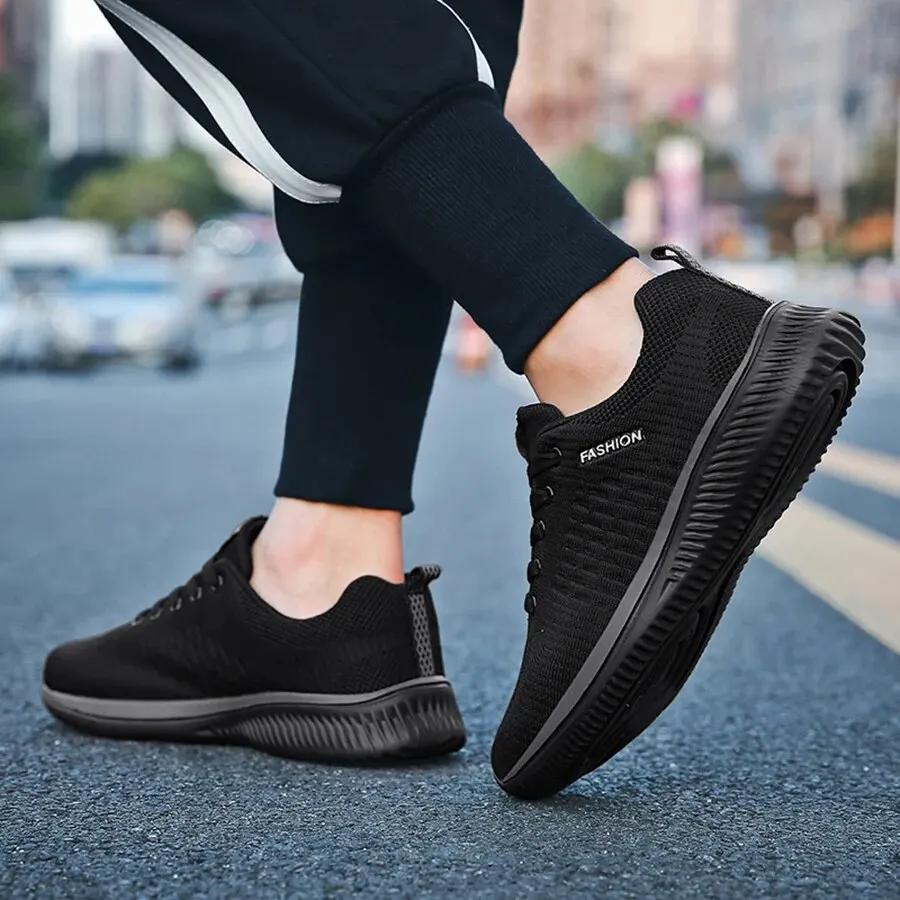 Fashion Men Running Walking Knit Shoes Women Fashion Casual Sneakers Breathable Sport Athletic Gym Lightweight free running couple style