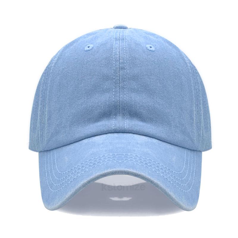 Personalized Custom Baseball Cap Embroidery Bicolor Letter Dad Hat Soft Washed Cotton Fashion Caps Men Women