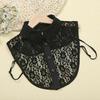 Fake Collar New Women Spring Autumn Versatile Sweaters Fashion Trend Lace Chiffon Popular Western Decorative