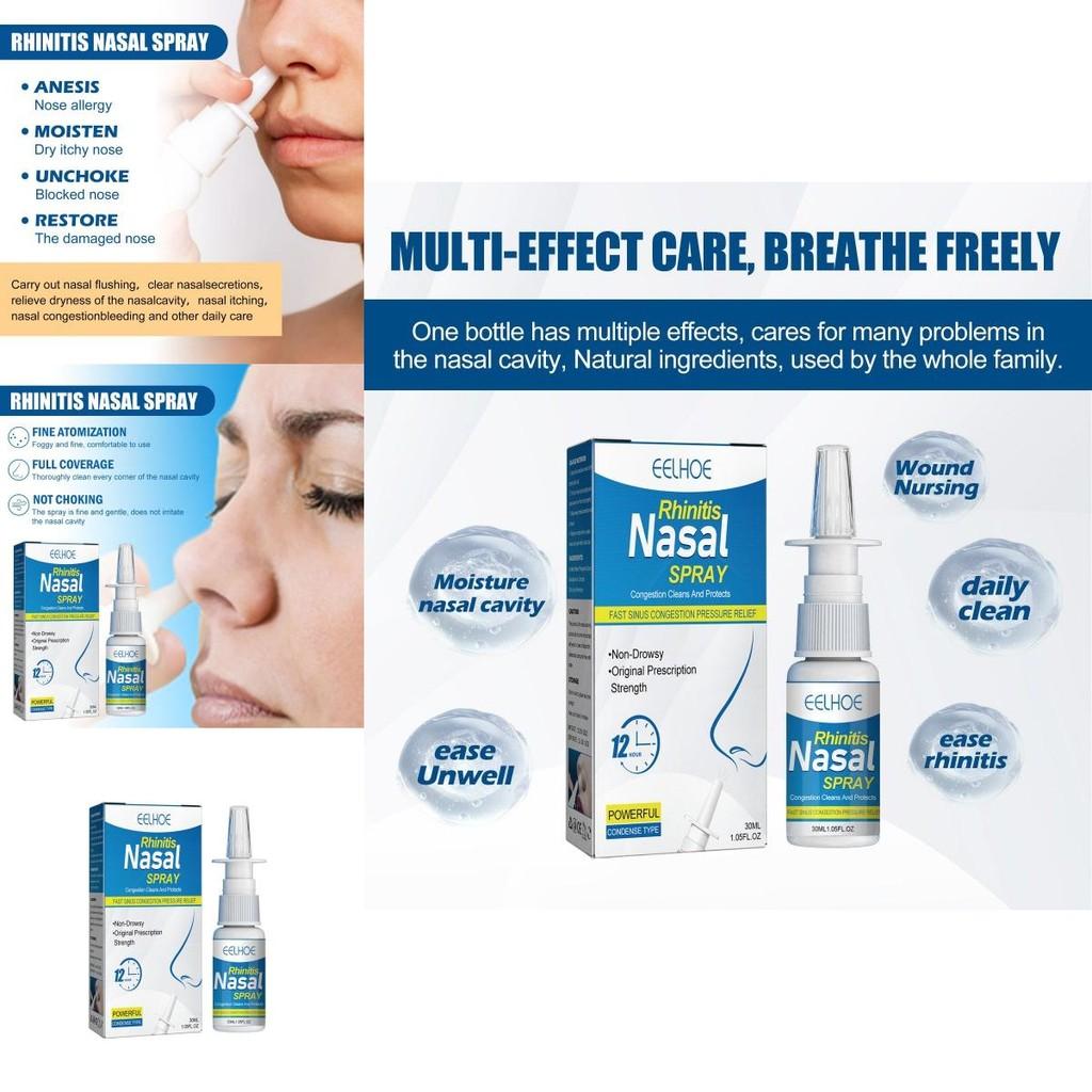 Eelhoe Nasal Spray For Adults And Children With Effective Congestion Relief And Comforting Formula For Nasal Care