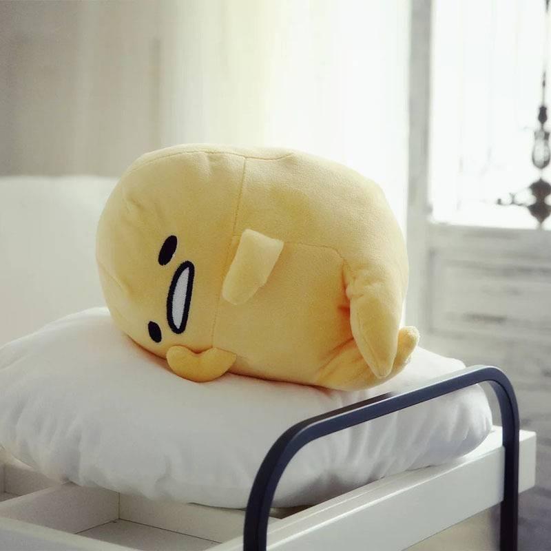 Adorable Large Gudetama Plush Pillow Soft Cuddle Cushion With Premium Pp Cotton Filling