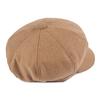 Women Woolen Adjustable Octagonal?Peaked Cap Chic Baseball Hat Gift