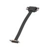 Extension Cable PCIE 1X Dual Vertical 90 Degrees  Network Adapter Line with LED Indication 15cm