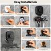 Square Suction Cup Razor Holder Removable Bathroom Shaver Hanger  Bathroom Wall Mount