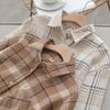 Z Woolen Plaid Shirt Women's Autumn and Winter New Retro Hong Kong Style Top Loose and Versatile Outer Wear Thickened Lining