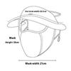 GOLOVEJOY XTJ146 Summer Cycling Face Mask Ice Silk Breathable UV Shield Face Cover Sun Hat