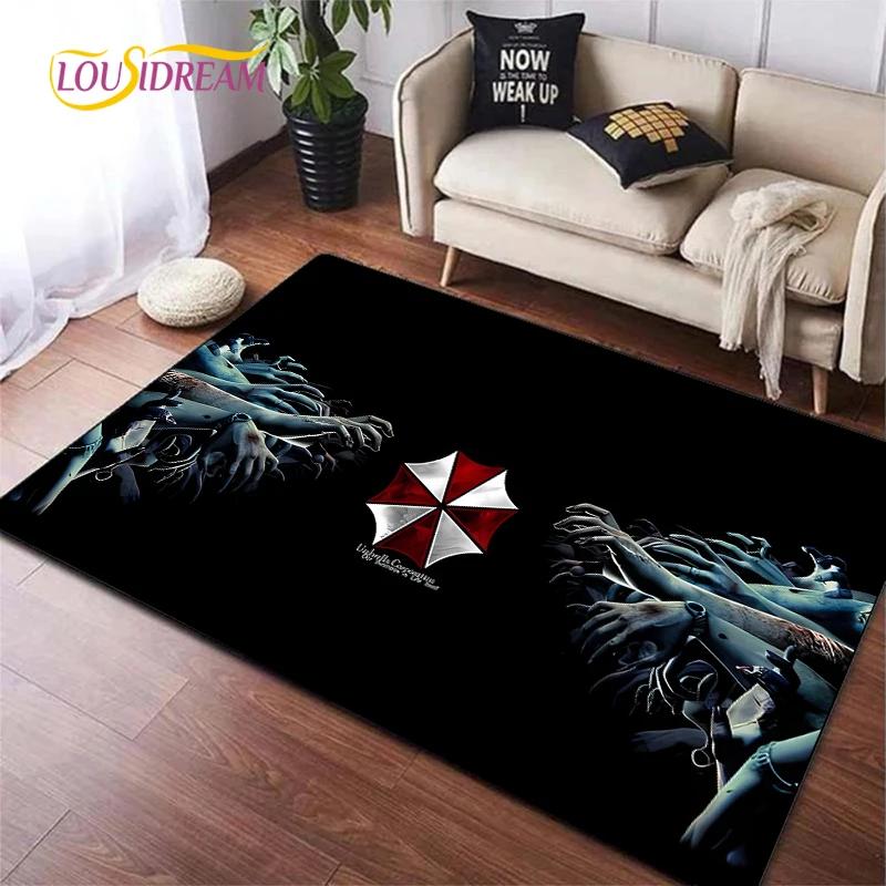 Alfombra de césped artificial para paraguas de moda para sala de estar, dormitorio, alfombras de área, alfombrilla antideslizante para puerta de cocina, alfombra, regalo de cumpleaños