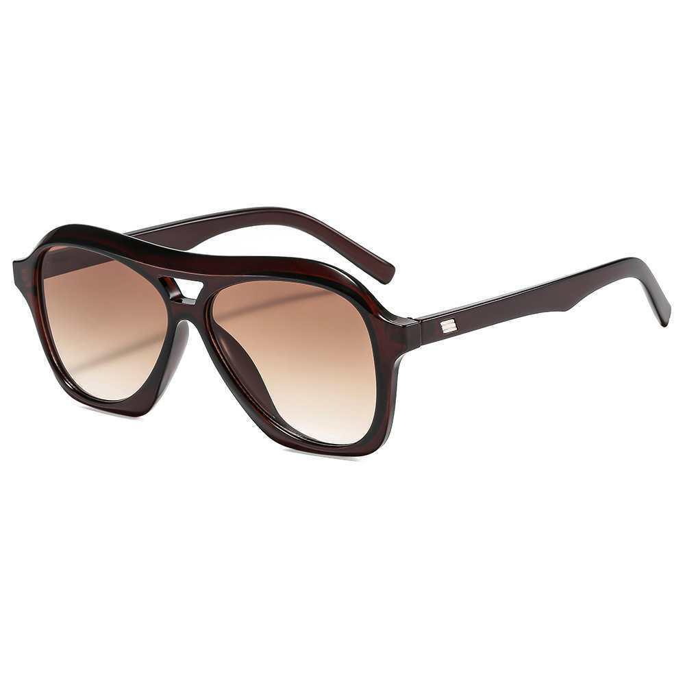 2025 Unisex Double-Bridge Gradient Sunglasses for Driving