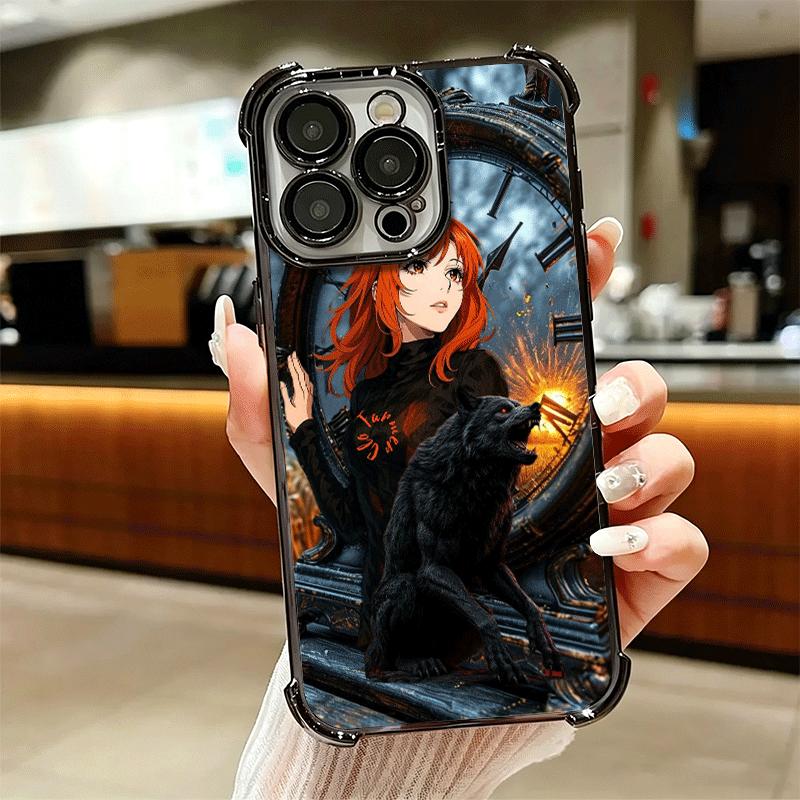 Mylene Farmer Soft Phone Case For iPhone 15 16 17 Air 14 Pro Max 16E Plus 13 12 Mini Plating Anti-Fall Fundas